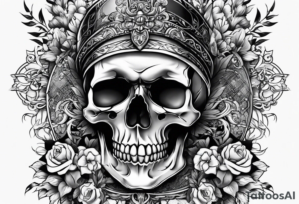 skull tattoo idea