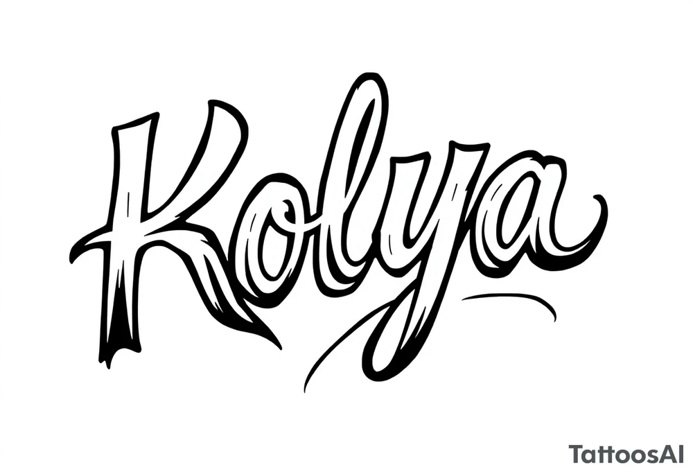 Kolya tattoo idea