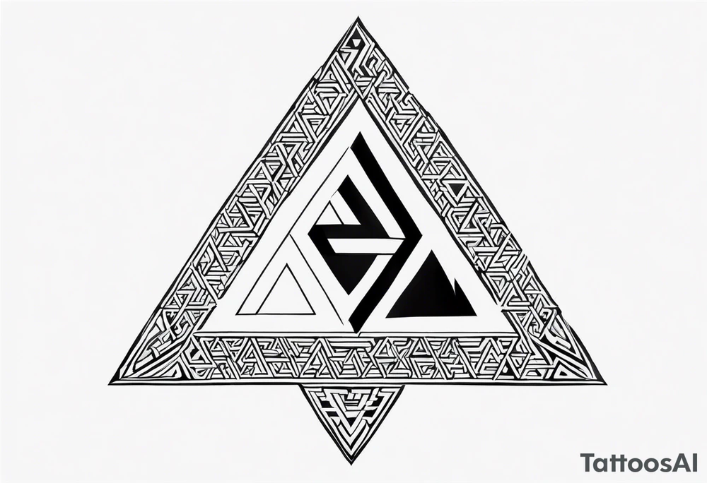 Valhalla valknut tattoo idea