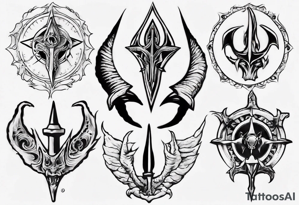 Trident tattoo idea