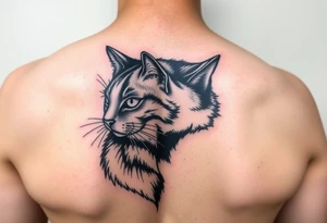 Black Cat tattoo idea