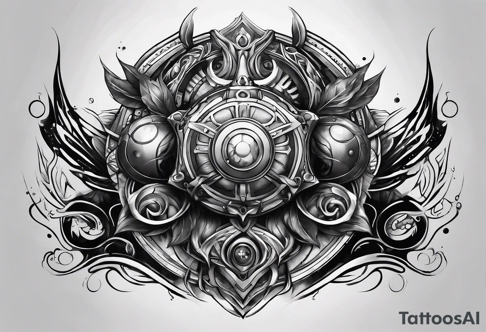 Galaxy shoulder tattoo tattoo idea