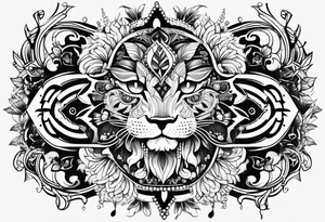 Legendary catana tattoo idea