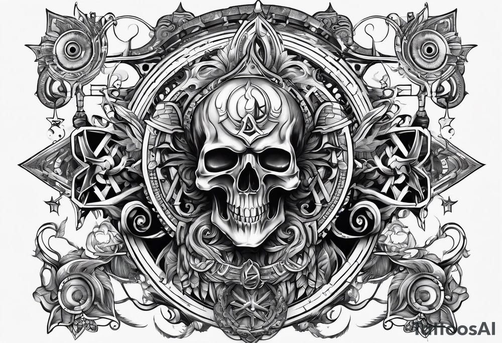Stoic symbols tattoo idea