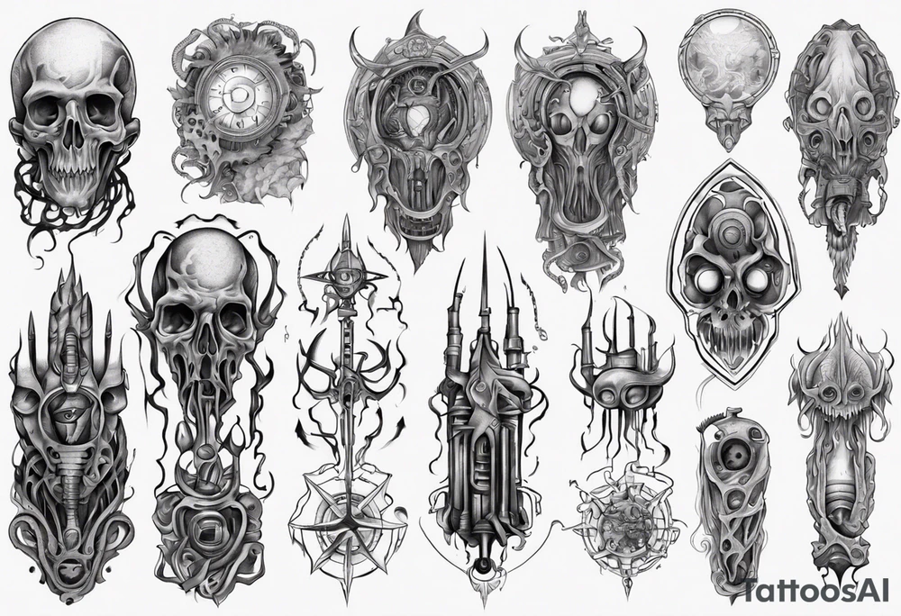 long tattoo for forearm on lovecraft them tattoo idea long tattoo for forearm on lovecraft them tattoo idea