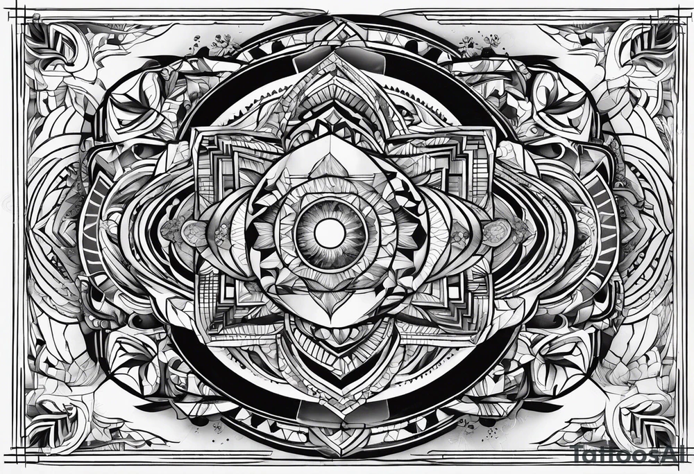 Geometric shapes that represent balance in life. It needs to be a small tattoo. tattoo idea