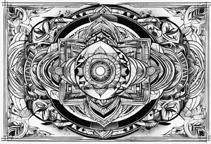 Geometric shapes that represent balance in life. It needs to be a small tattoo. tattoo idea