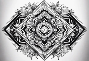 Horizontal inner arm tattoo idea