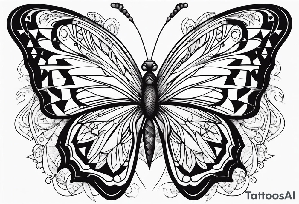 Butterfly tattoo idea