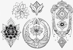 draw a tattoo in chest and shoulder tattoo idea