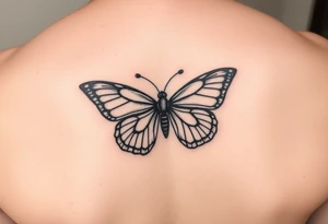 butterfly which represents my willingness to show love, even though I feel like I've never received it tattoo idea