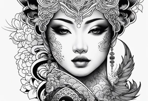 Reincarnation long forearm tattoo tattoo idea