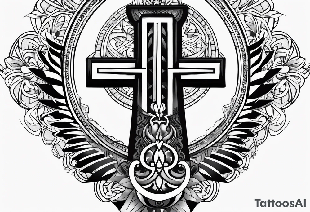 ankh Half sleeve tattoo idea
