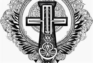 ankh Half sleeve tattoo idea