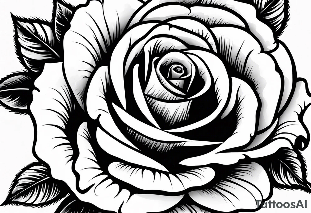 A rose tattoo idea