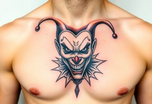 jester emotions tattoo idea