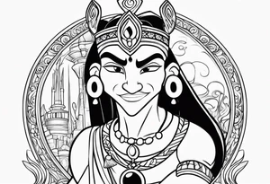 Imperors new groove tattoo idea