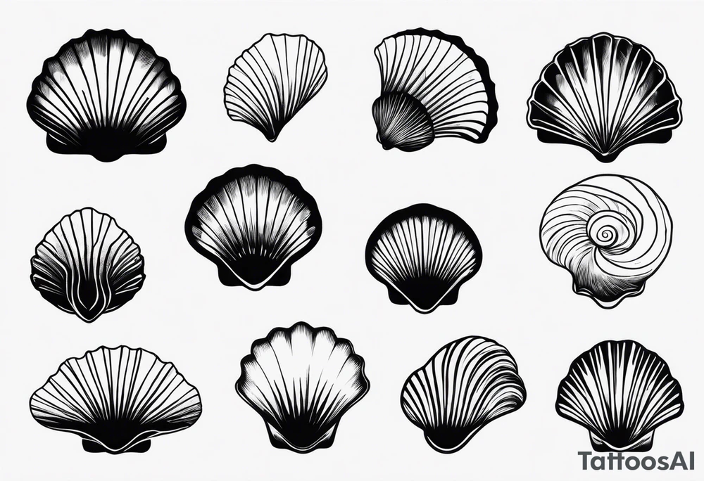 SEA SHELL tattoo idea