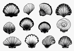 SEA SHELL tattoo idea