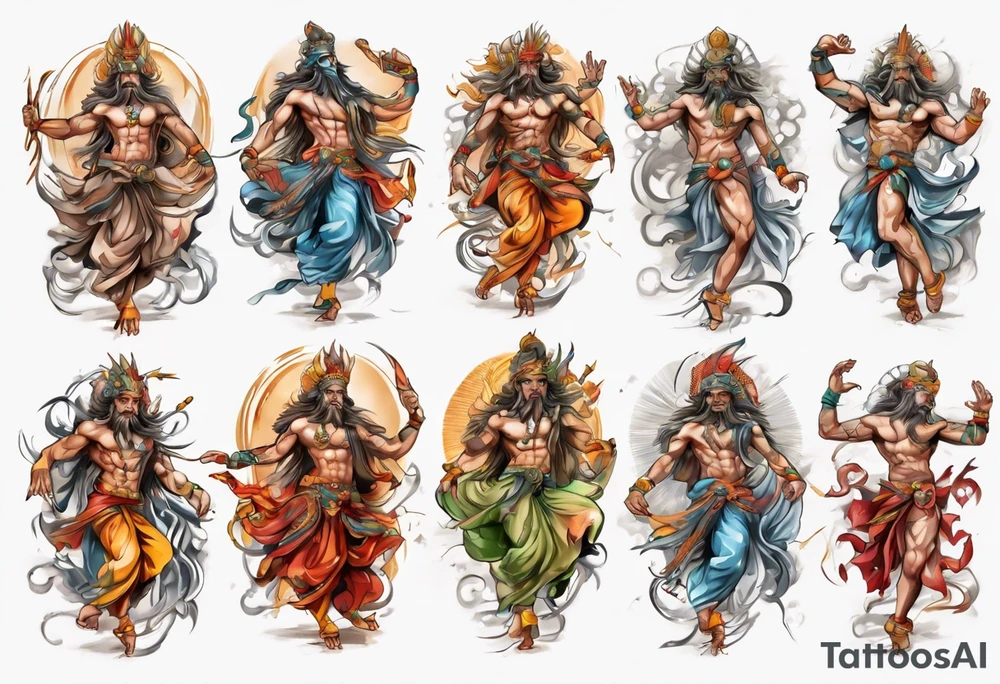 The god of dance tattoo idea