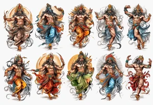 The god of dance tattoo idea