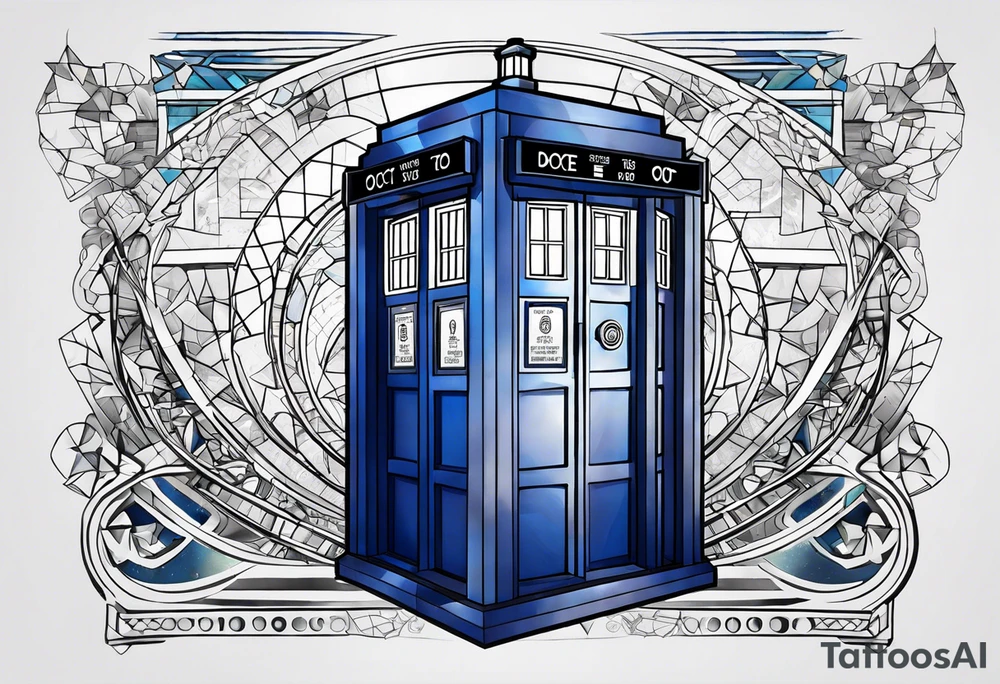 Doctor who tardis tattoo idea