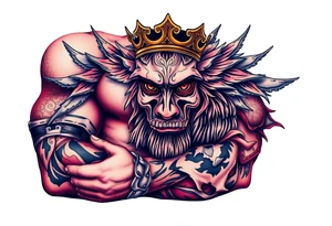 king tattoo idea