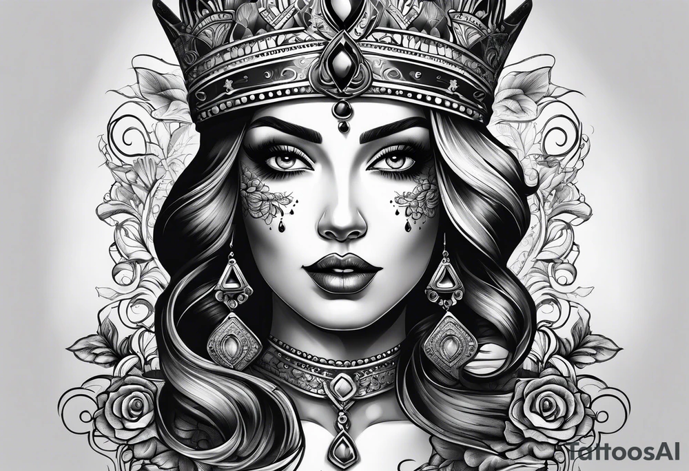 Queen of Spades, Latina, tattoo idea