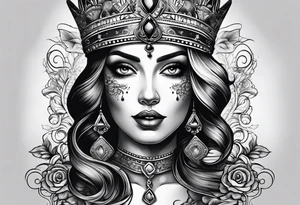 Queen of Spades, Latina, tattoo idea