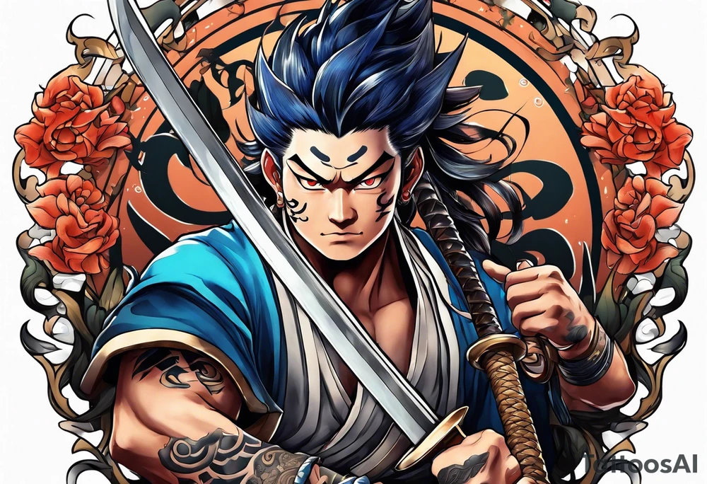 Demon slayer inosuke tattoo idea
