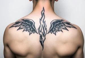 Rising from being extinguished tattoo idea