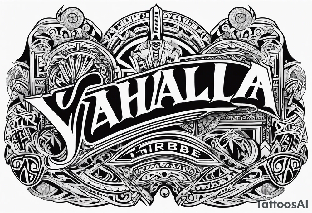 Valhalla tribe tattoo idea