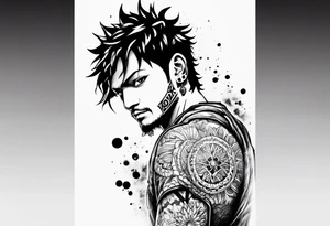 trafalgar d law tattoo tattoo idea
