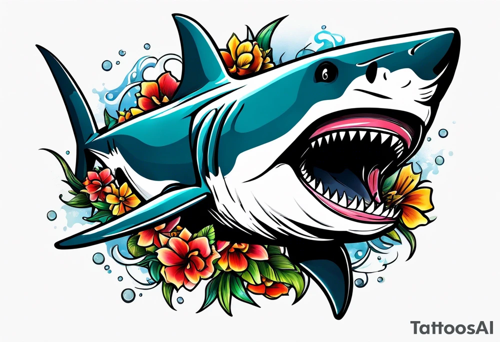 Shark tattoo idea