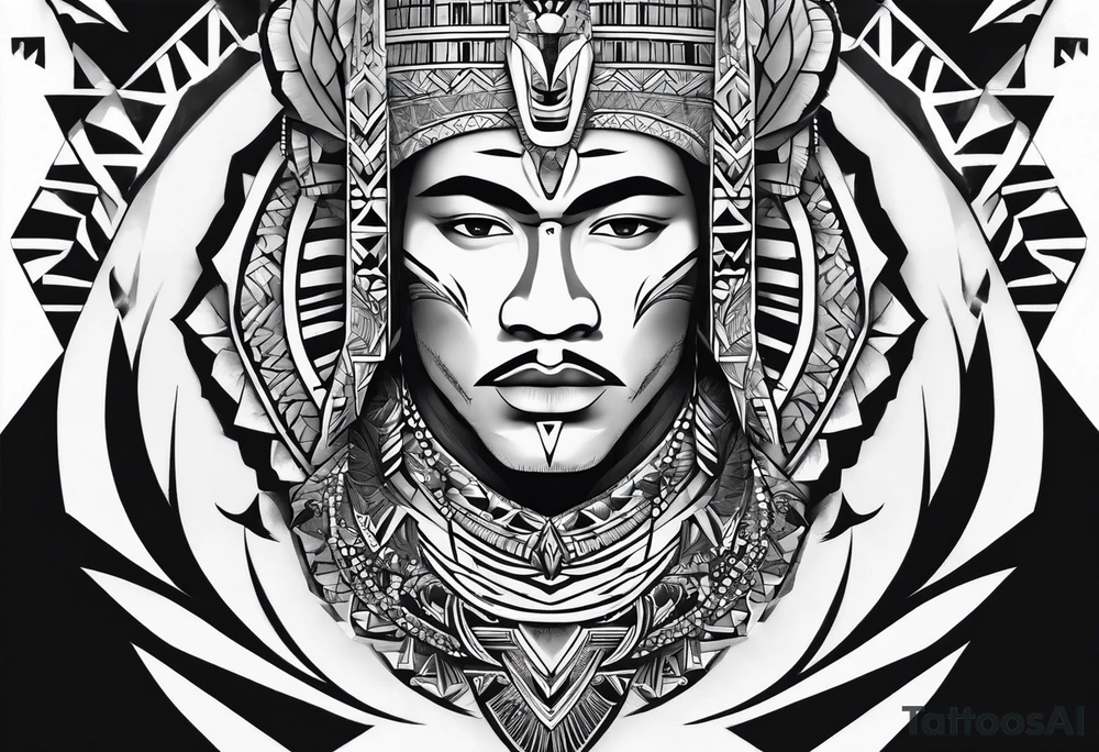 Polynesian minimal neck  tattoo tattoo idea