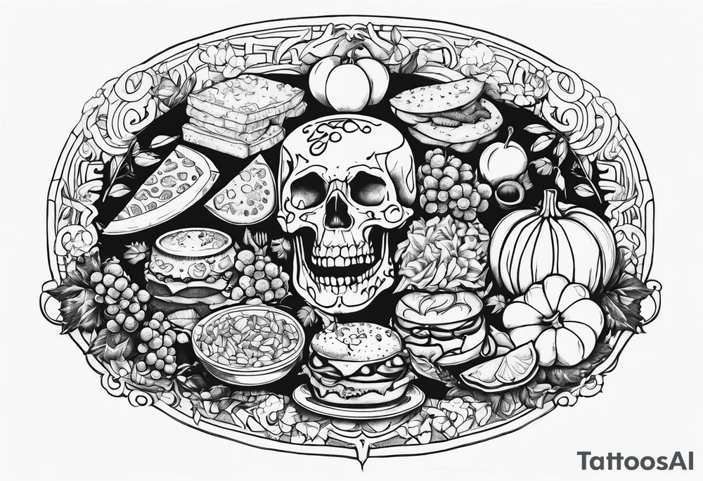 Gluttony tattoo idea