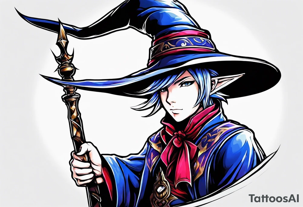 Final fantasy Black mage tattoo idea