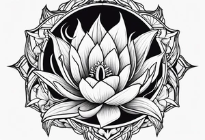 a fenix tattoo with flames and that blooms with madonna lily/s tattoo idea