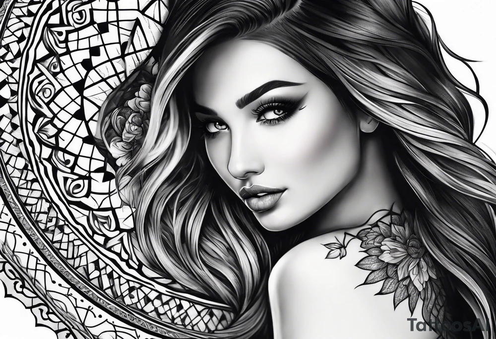 lace ankle tattoo tattoo idea