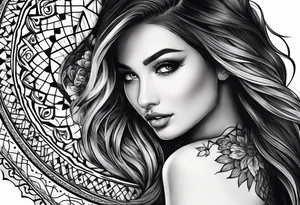 lace ankle tattoo tattoo idea