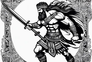 David and Goliath tattoo idea