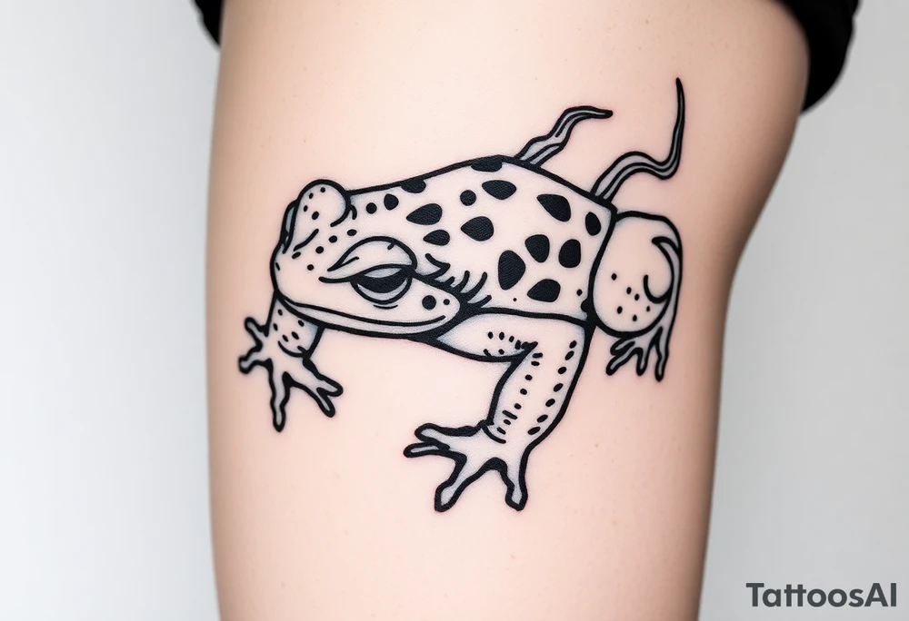 Toad sage japanese traditional tattoo idea