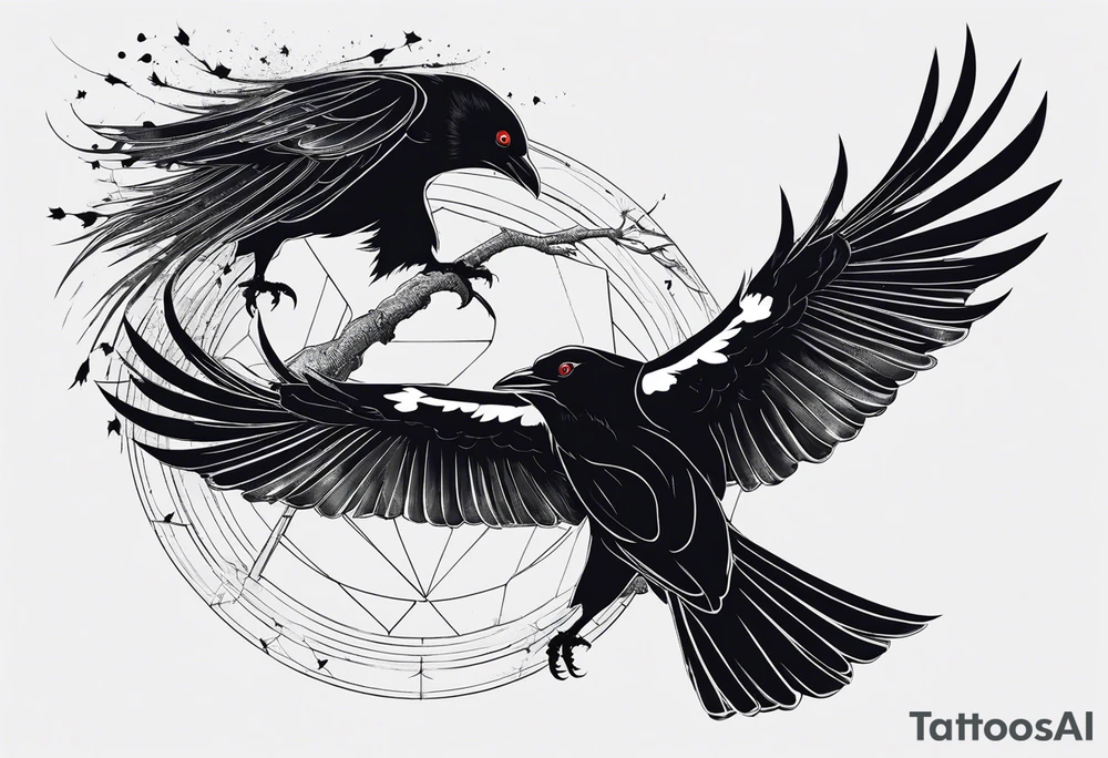 Semicolon with the upper dot turns into uchiha itachi's crows tattoo idea Semicolon with the upper dot turns into uchiha itachi's crows tattoo idea