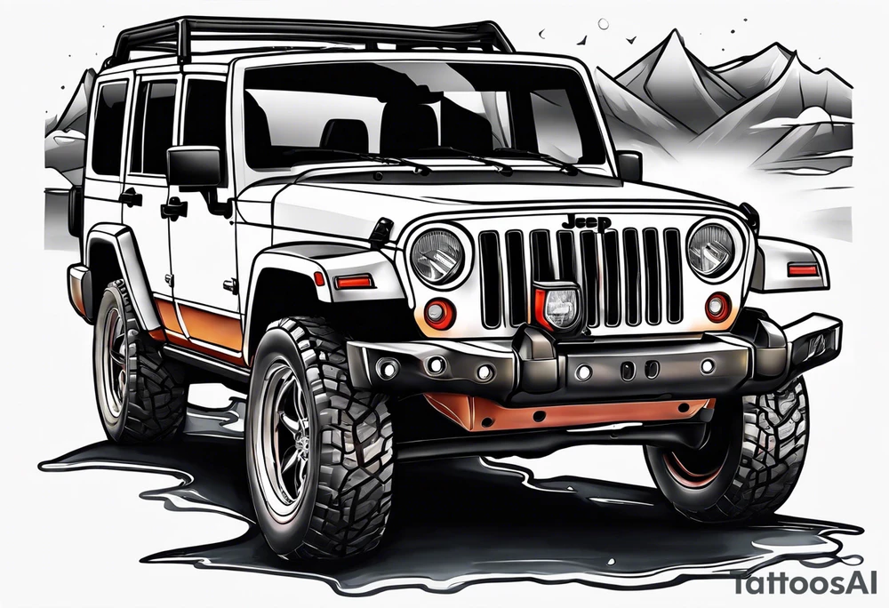 Jeep commander tattoo idea