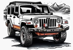 Jeep commander tattoo idea