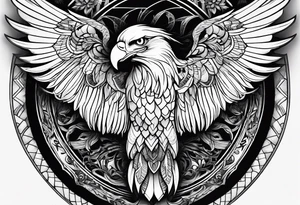 Flying Eagle tattoo idea