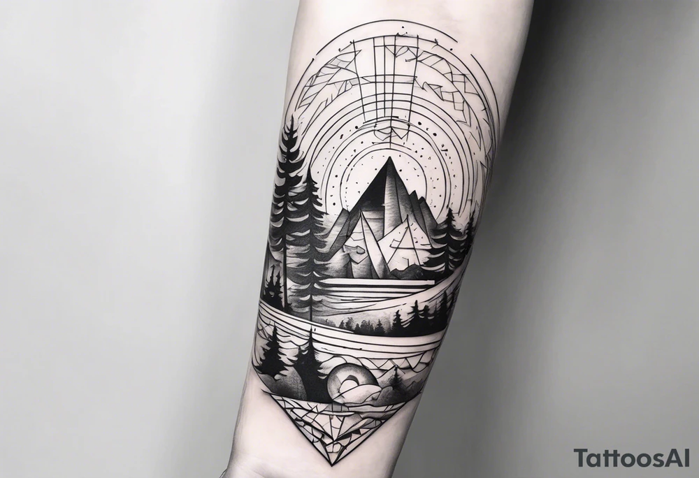 thin tattoo that wraps
 around the arm and forearm tattoo idea