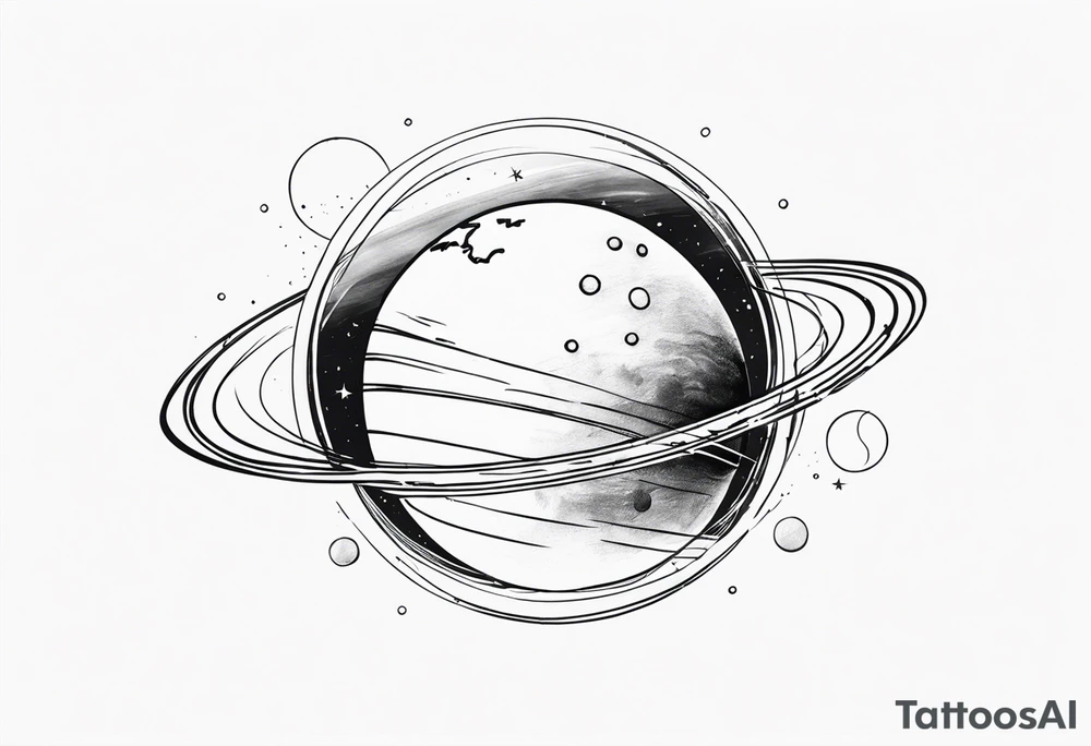 planet tattoo idea