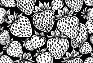 Strawberry tattoo idea