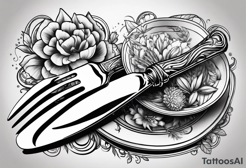 fork tattoo idea
